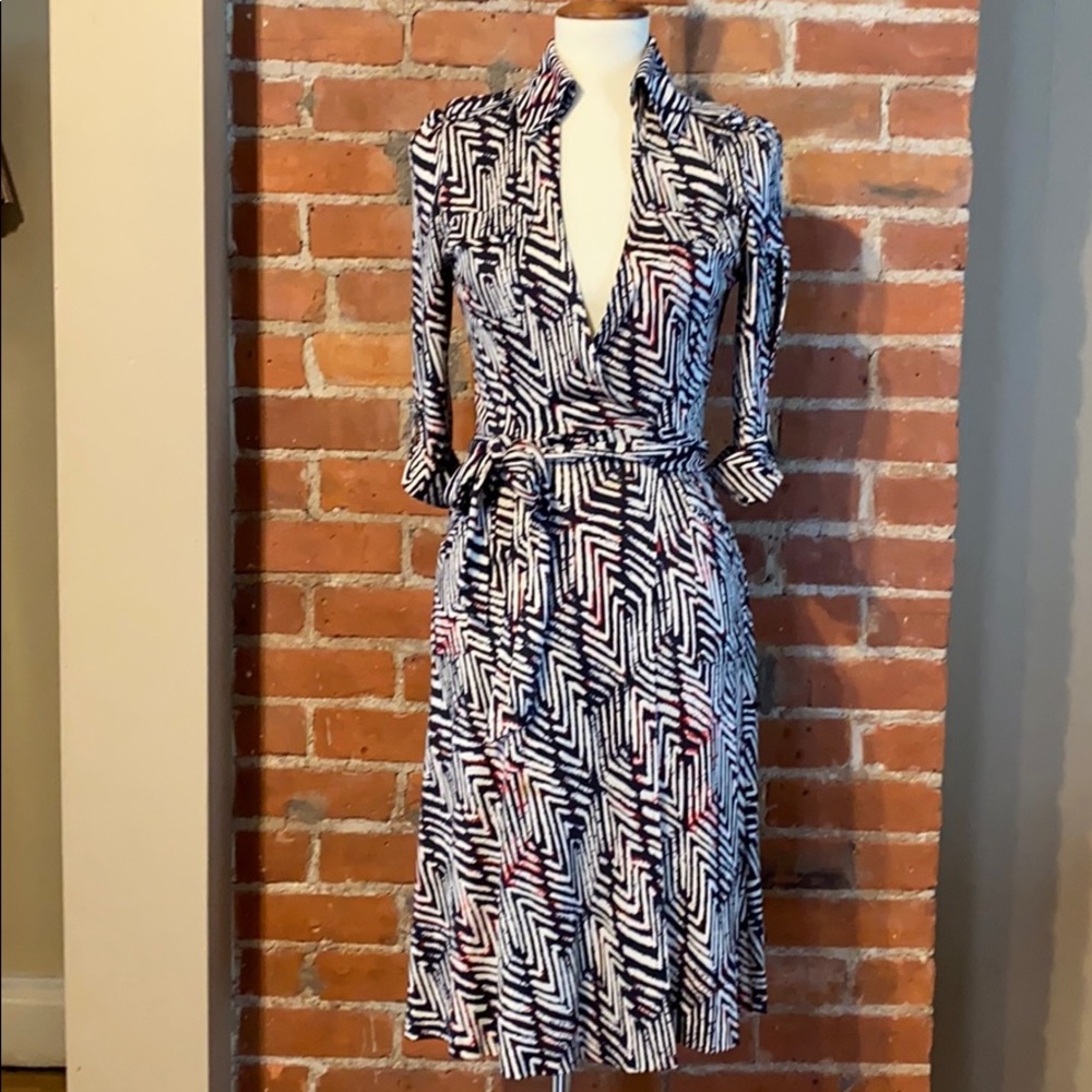 Diane Von Furstenberg silk wraparound dress